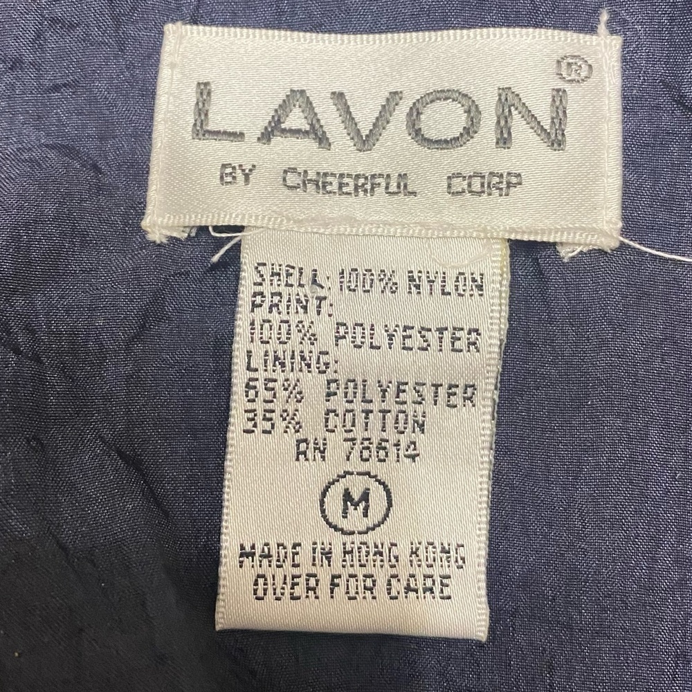 Lavon Vintage Windbreaker Nylon with tags 80s size Medium - Picture 10 of 10